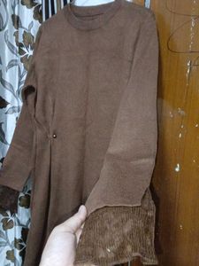 TRENDY WOMEN WOOLEN DRESS