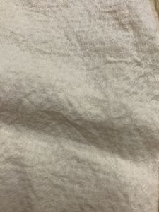 Cream Textured Palazzo Pants
