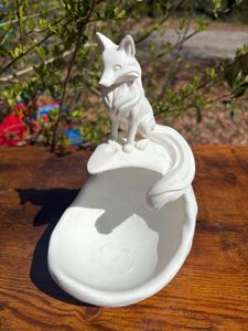 Whimsical Fox Moon Tray