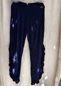 2110. Boho Ruffled Wide Leg Pants