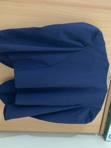 Short Blazer Navy Blue Color