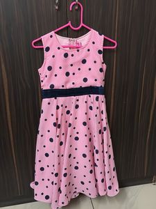 Pink Polka Dot Dress