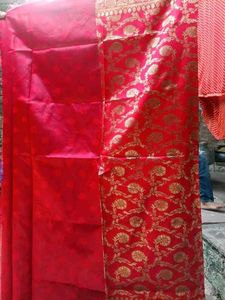 Red Banarasi Silk Saree