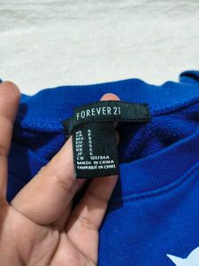 Blue Long Sleeve Sweatshirt