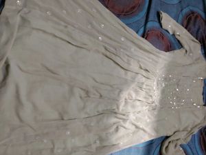 Elegant Pastel Gown with Sequins