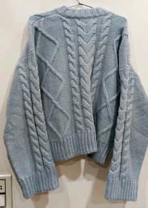 H&amp;M Blue Knit Sweater