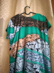 Jersey Printed Nighty.