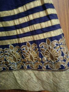 Elegant Navy Anarkali Gown