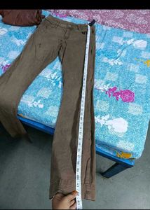Khaki Casual Pants for Women