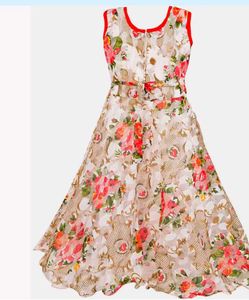 Girls Floral Party Dress