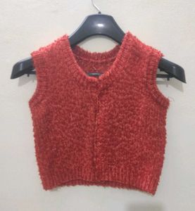 Cozy Textured Knit Vest