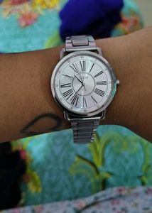 Guess Silver analogue watch