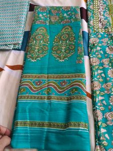 floral print sea green suit