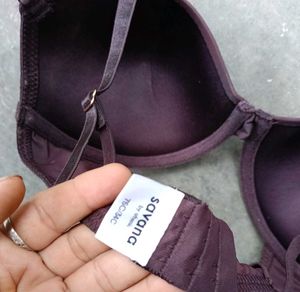 Plum Padded Bra