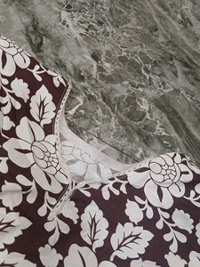 Elegant Floral shorts kurti
