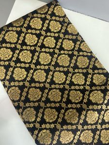 Black &amp; Gold Dress Material