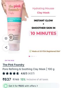 The Pink Foundry Clay Mask 100g