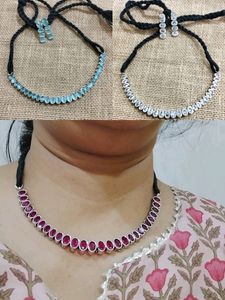 Beautiful Semi-precious Stone Necklace Set 😍
