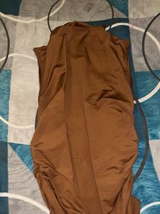 Brown tank top