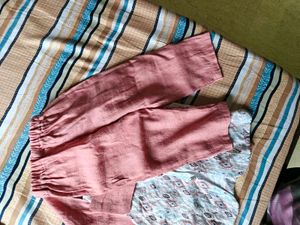 Cotton Kurta Set with Vasket