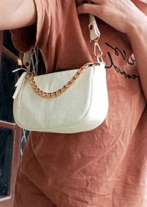 White Handbag
