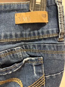 Distressed Denim Shorts