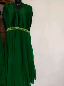 Beautiful Emerald Green Saree
