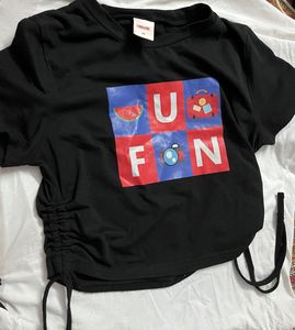 Cute Graphic Crop Top