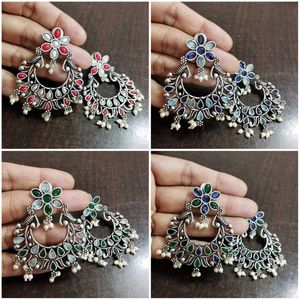 Turquoise &amp; Red Drop Earrings 🤩🤩👌👌👌