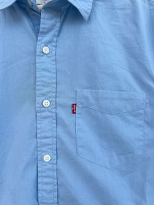 Levi's Blue Short Sleeve Button-Up Shirt