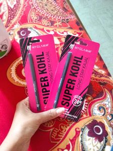 MyGlamm Super Kohl Long Stay Kajal Matte Finish -