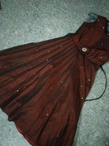 Elegant Maroon Gown