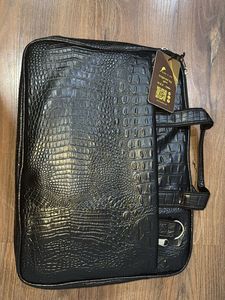 Stylish Faux Croc Laptop bag