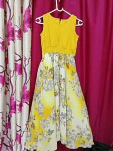Yellow Floral Dress