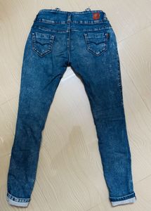 Stylish Ripped Blue Denim Jeans