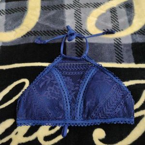 Boho Blue Crochet Bikini Set