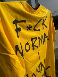 Yellow Oversized tshirt M L size