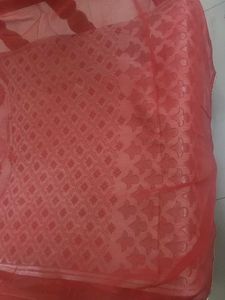 Vibrant Red Dress Material for Custom Outfits