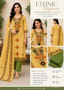Embroidery Kurta set