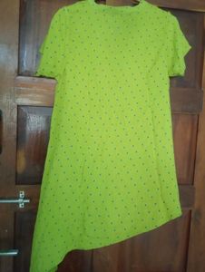 Fusion Assymetrical Short Kurti /Top