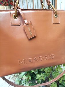 Miraggio Faux Leather Tote Bag