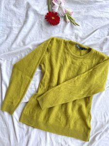 Green Knit Pullover
