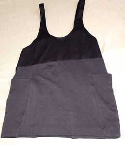 Two-Piece Style Dress with Pockets