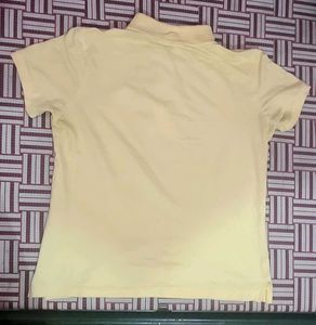 Pale Yellow Polo T-Shirt