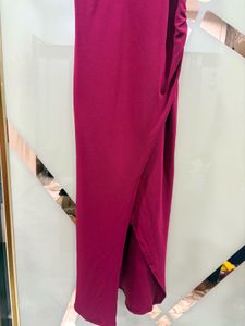 Red Sleevless Maxi dress