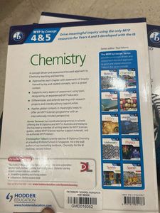 MYP by Concept Chemistry 4 &amp; 5 Textbook