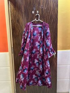 34 bust Floral Print shrug
