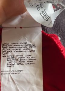 New Tezenis Red Brief-sheer lace front