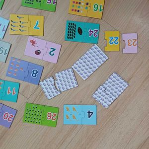 Colorful Counting/ Addition Puzzle Game