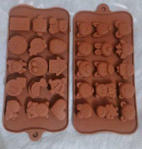 Chocolate Moulds Total 10 Pieces